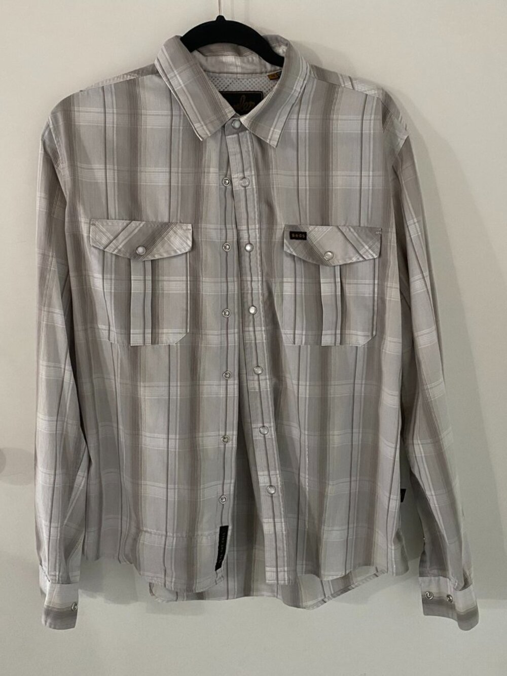 Howler Brothers long-sleeved pearl snap shirt